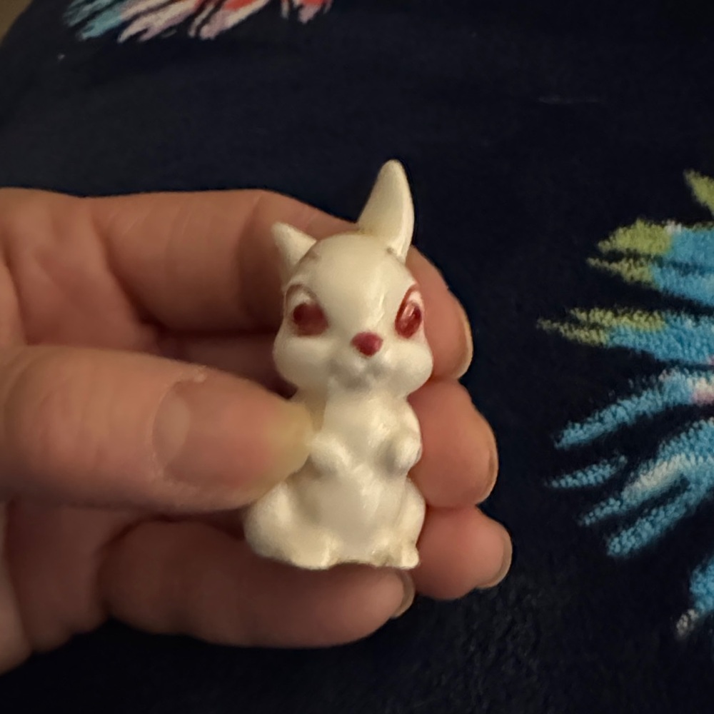 Vintage 1950's Ceramic White Bunny Figurine - Made in Japan - Picture 5 of 5